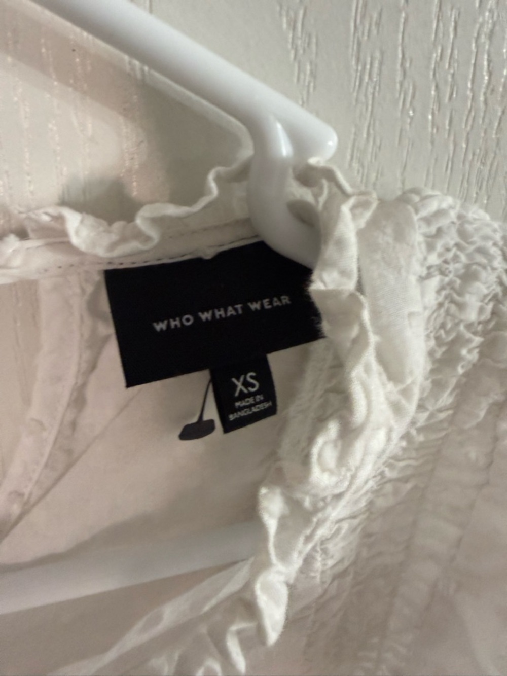 Who What Wear Women’s White Boho Sun Dress Sz XS. AP-145 - Picture 2 of 3